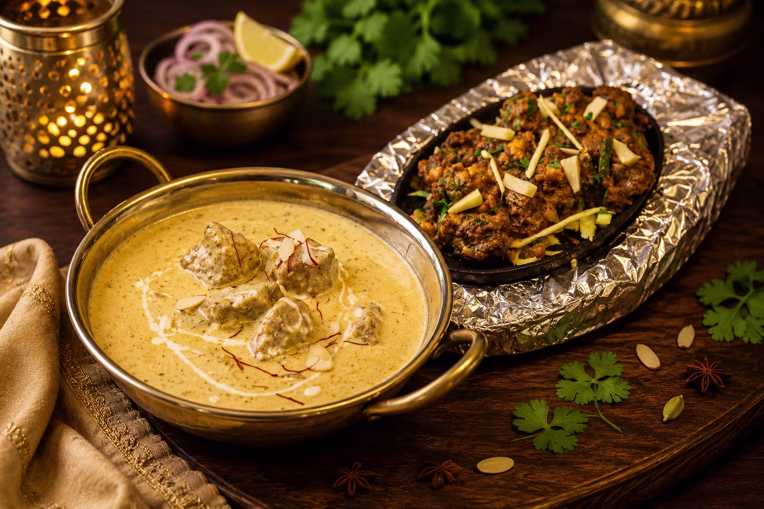 Lamm-Curry-Gerichte ZaiqaHaus